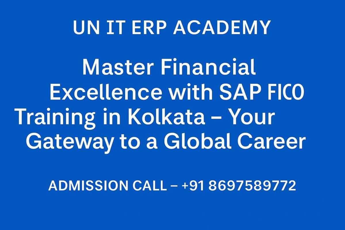 SAP FICO training in Kolkata